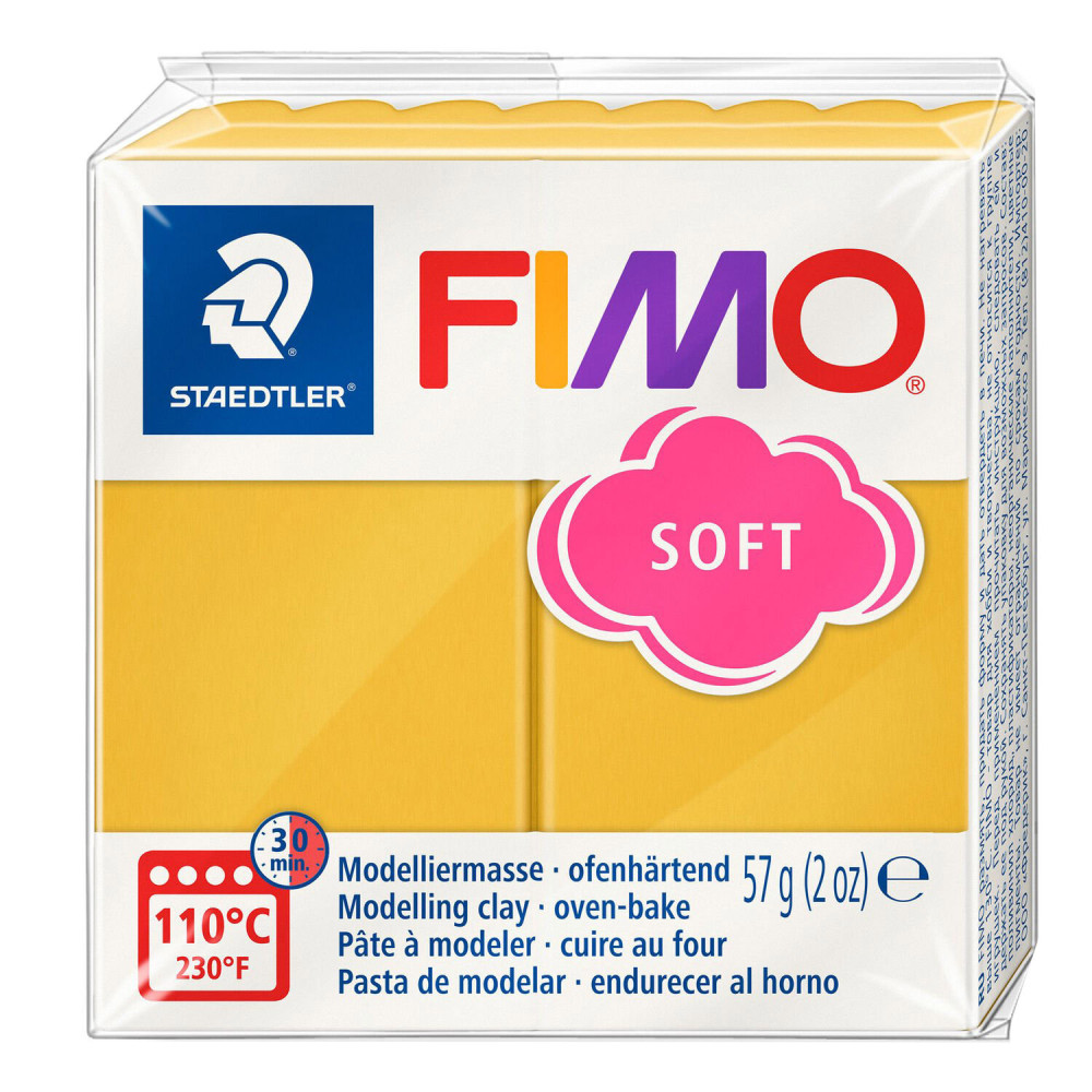 Masa termoutwardzalna Fimo Soft - Staedtler - mango karmel, 57 g