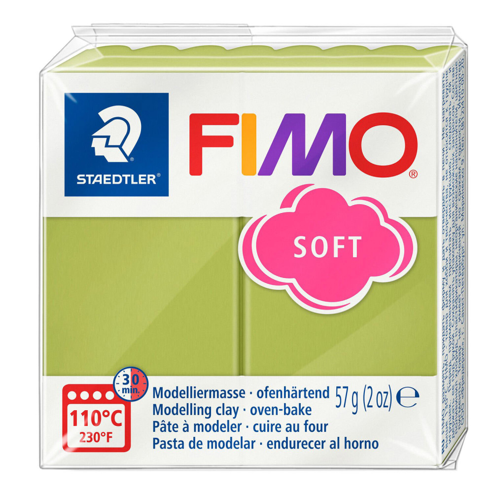 Masa termoutwardzalna Fimo Soft - Staedtler - pistacjowa, 57 g