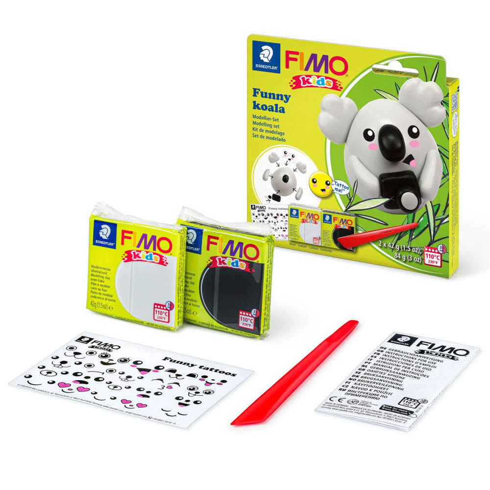 STAEDTLER FIMO Kids Form and Play Cats Modelling Clay Set