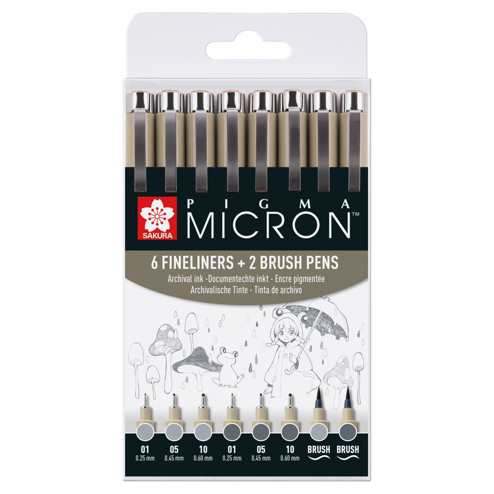 Sakura Pigma Micron® PN Pens – Zentangle