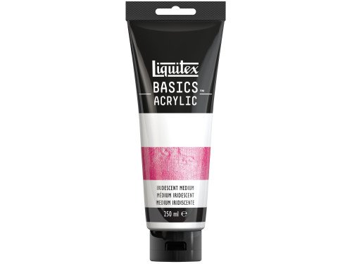 Medium do farb akrylowych Basics Acrylic - Liquitex - opalizujące, 250 ml