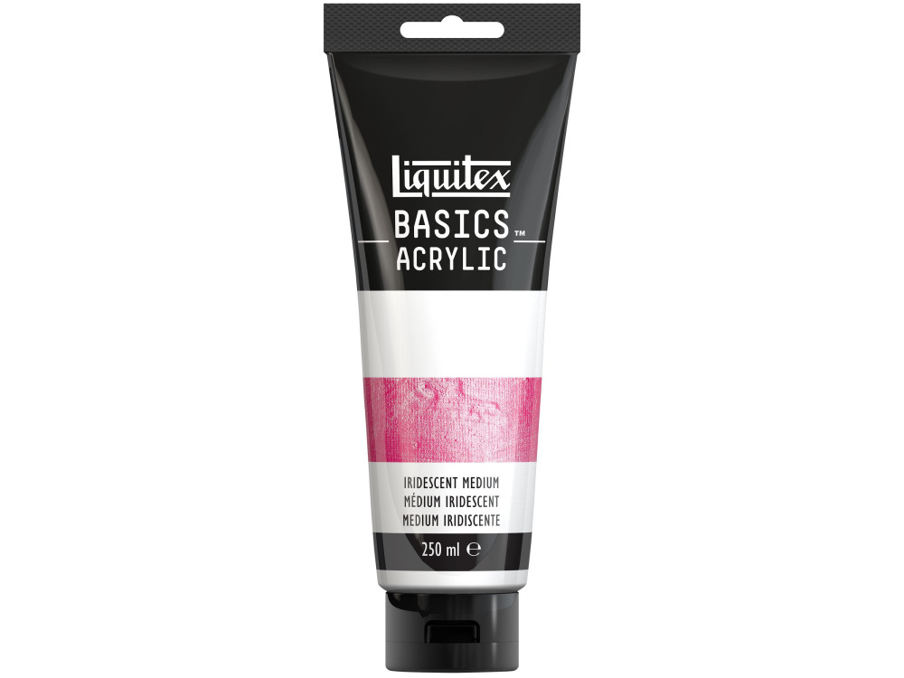 Medium do farb akrylowych Basics Acrylic - Liquitex - opalizujące, 250 ml
