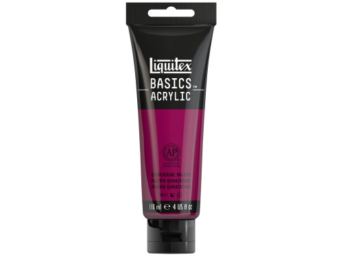 Farba akrylowa Basics Acrylic - Liquitex - 114, Quinacridone Magenta, 118 ml