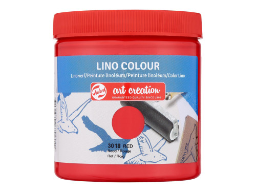 Farba do linorytu Lino Colour - Talens Art Creation - Red, 250 ml