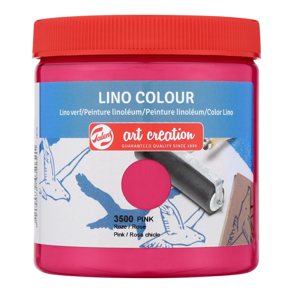 Farba do linorytu Lino Colour - Talens Art Creation - Pink, 250 ml