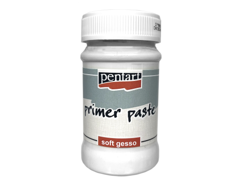 Grunt, podkład Primer Paste Soft Gesso - Pentart - biały, 100 ml