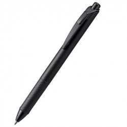 Ballpoint pen EnerGel - Pentel - olive green-black, 0,7 mm