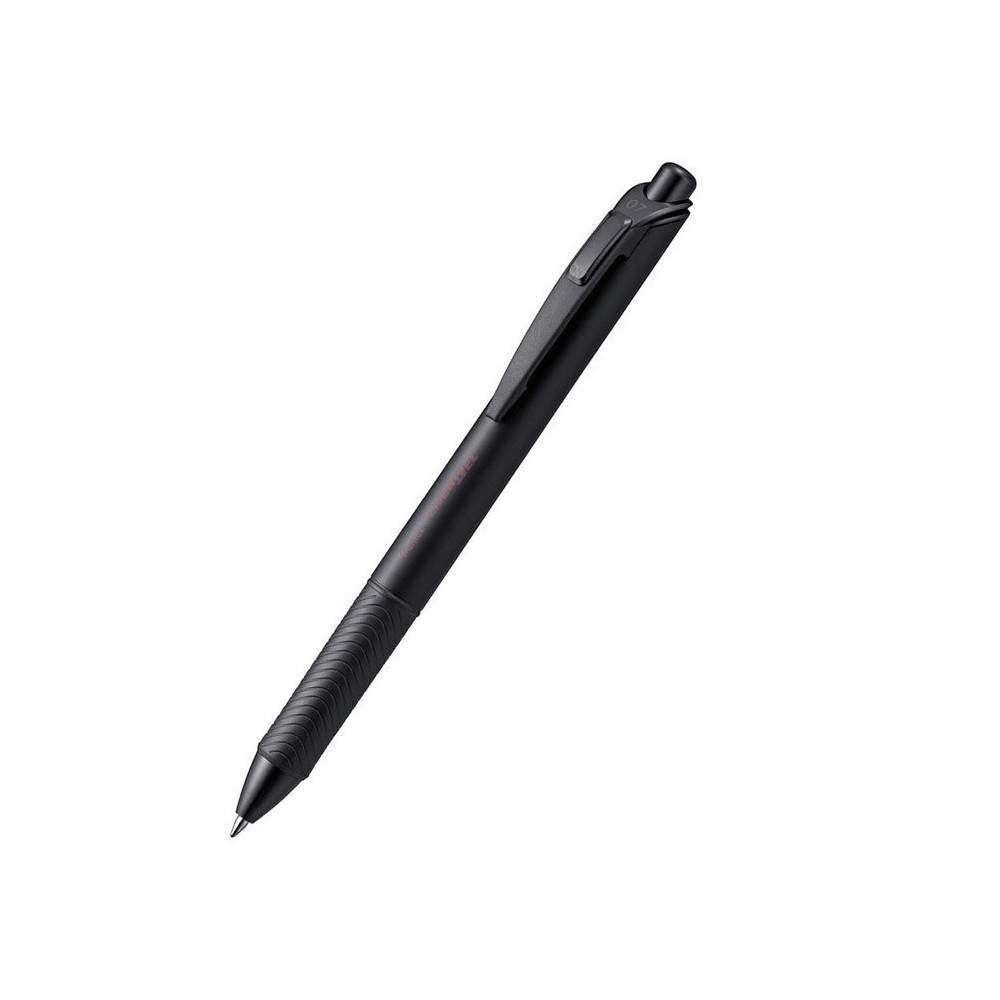 Ballpoint pen EnerGel - Pentel - crimson-black, 0,7 mm