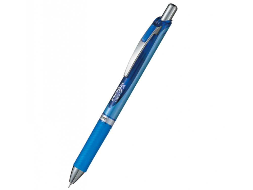 Cienkopis kulkowy EnerGel - Pentel - niebieski, 0,5 mm