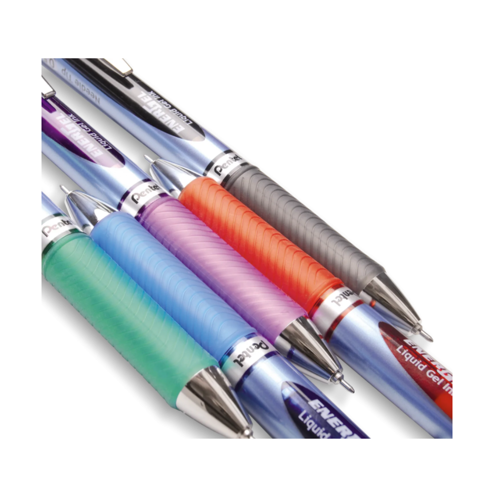 Rollerball pen EnerGel, needle tip - Pentel - blue, 0,5 mm