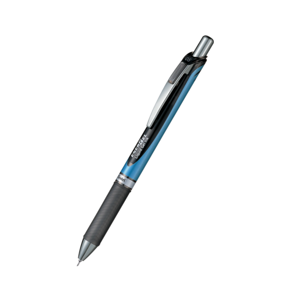 Rollerball pen EnerGel, needle tip - Pentel - black, 0,5 mm