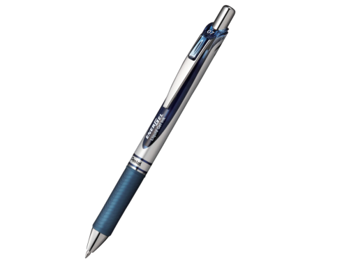 Ballpoint pen EnerGel - Pentel - navy blue, 0,7 mm