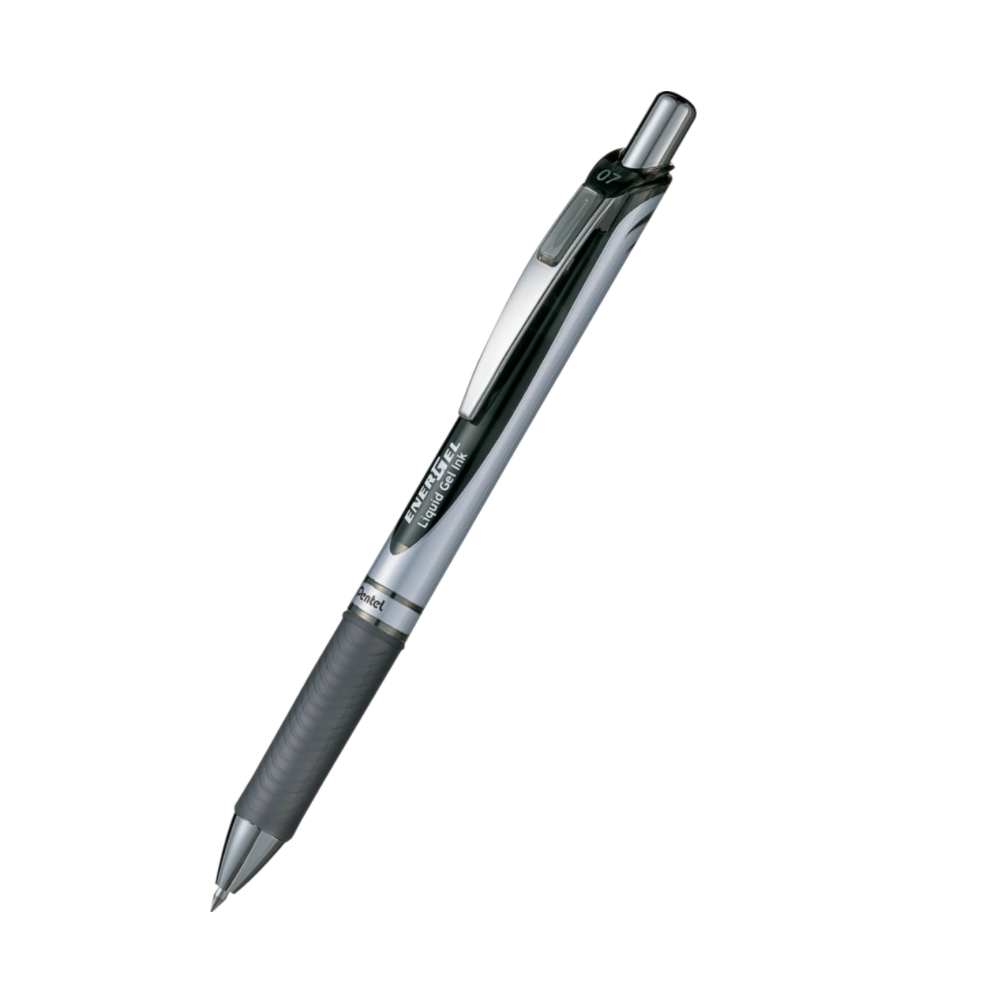 Ballpoint pen EnerGel - Pentel - black, 0,7 mm