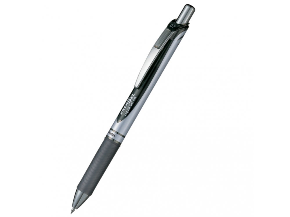 Ballpoint pen EnerGel - Pentel - black, 0,7 mm