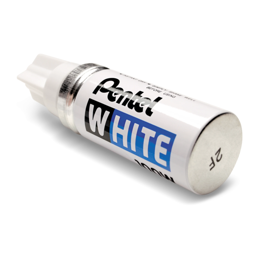 Marker olejowy 100W - Pentel - biały, 6,5 mm