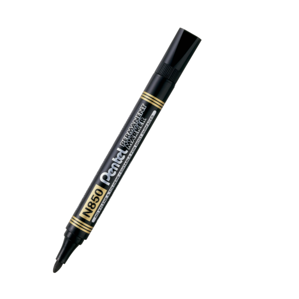 Permanent marker N850 - Pentel - black, 4,5 mm