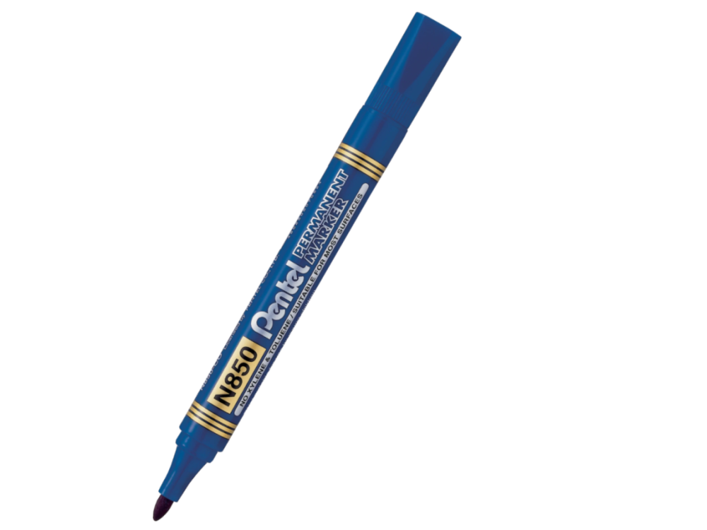Permanent marker N850 - Pentel - blue, 4,5 mm