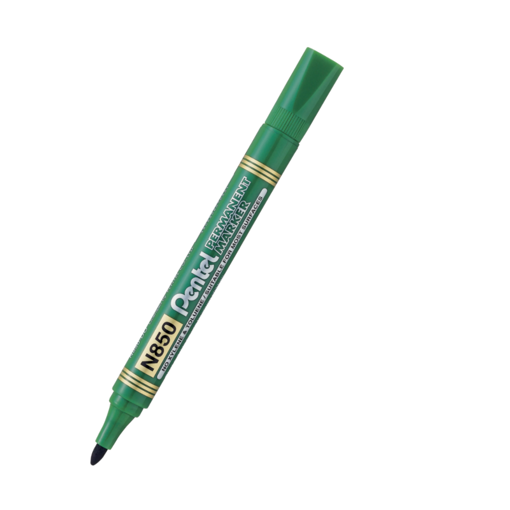 Marker permanentny N850 - Pentel - zielony, 4,5 mm