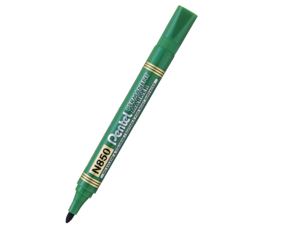 Permanent marker N850 - Pentel - green, 4,5 mm