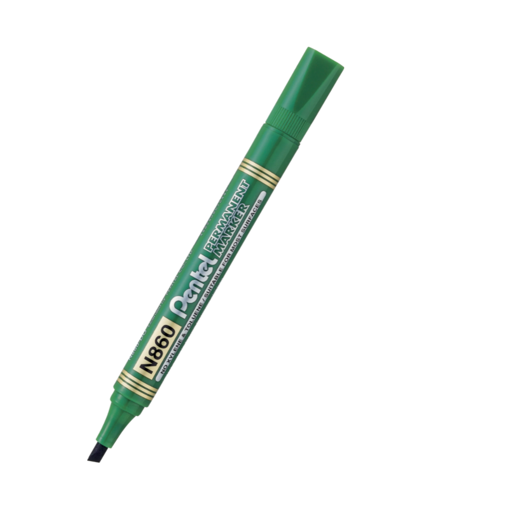Marker permanentny N860 - Pentel - zielony, 4,5 mm