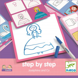Zestaw do nauki rysowania dla malucha - Djeco - Eduludo Josephine