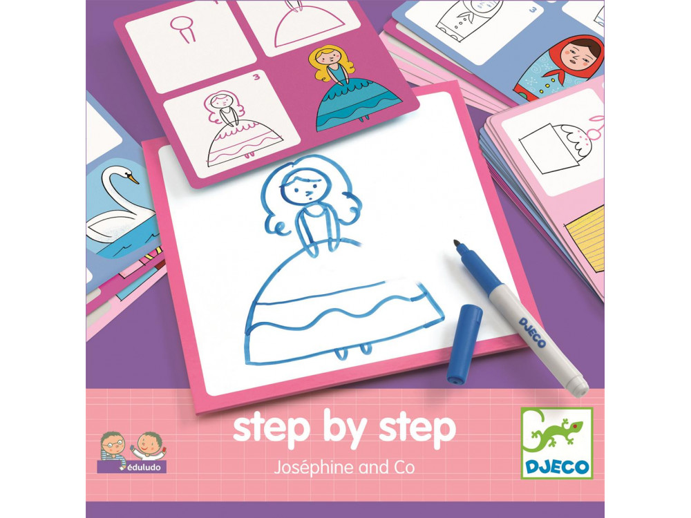 Children's drawing set - Djeco - Eduludo Josephine