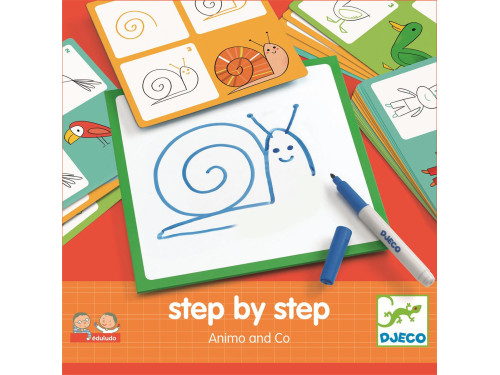 Children's drawing set - Djeco - Eduludo Animals