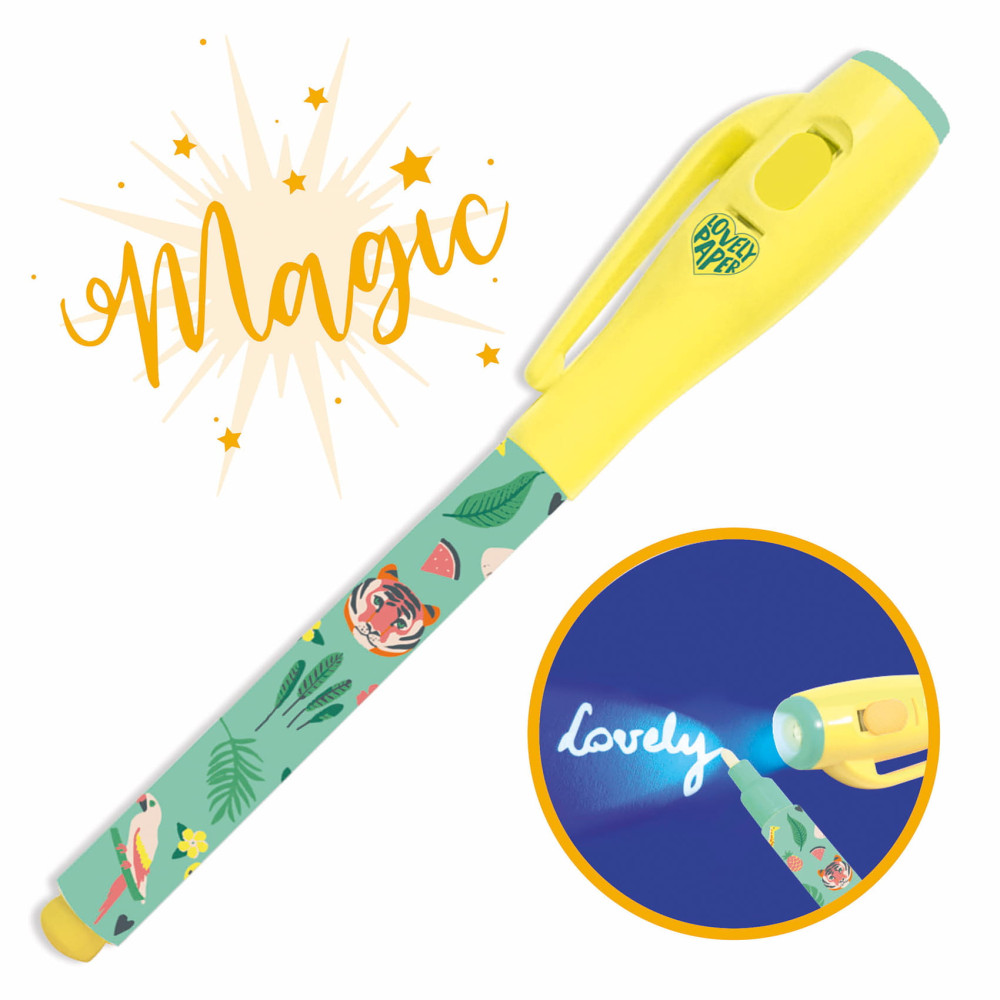 Magic, UV invisible pen for kids - Djeco - Caroline