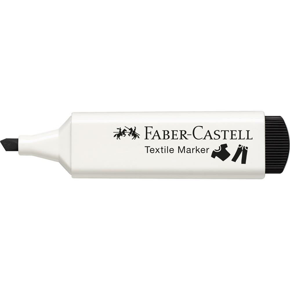 Marker do tkanin - Faber-Castell - czarny