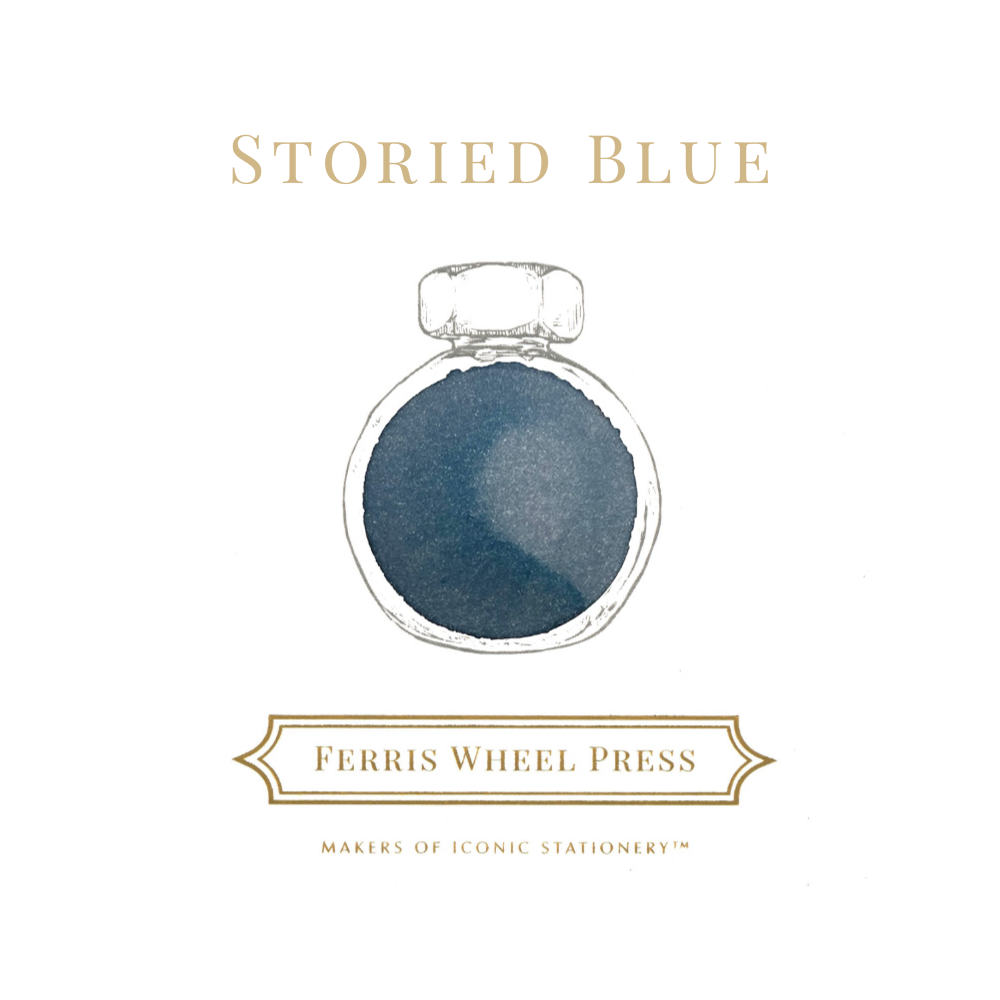 Calligraphy ink - Ferris Wheel Press - Storied Blue, 38 ml