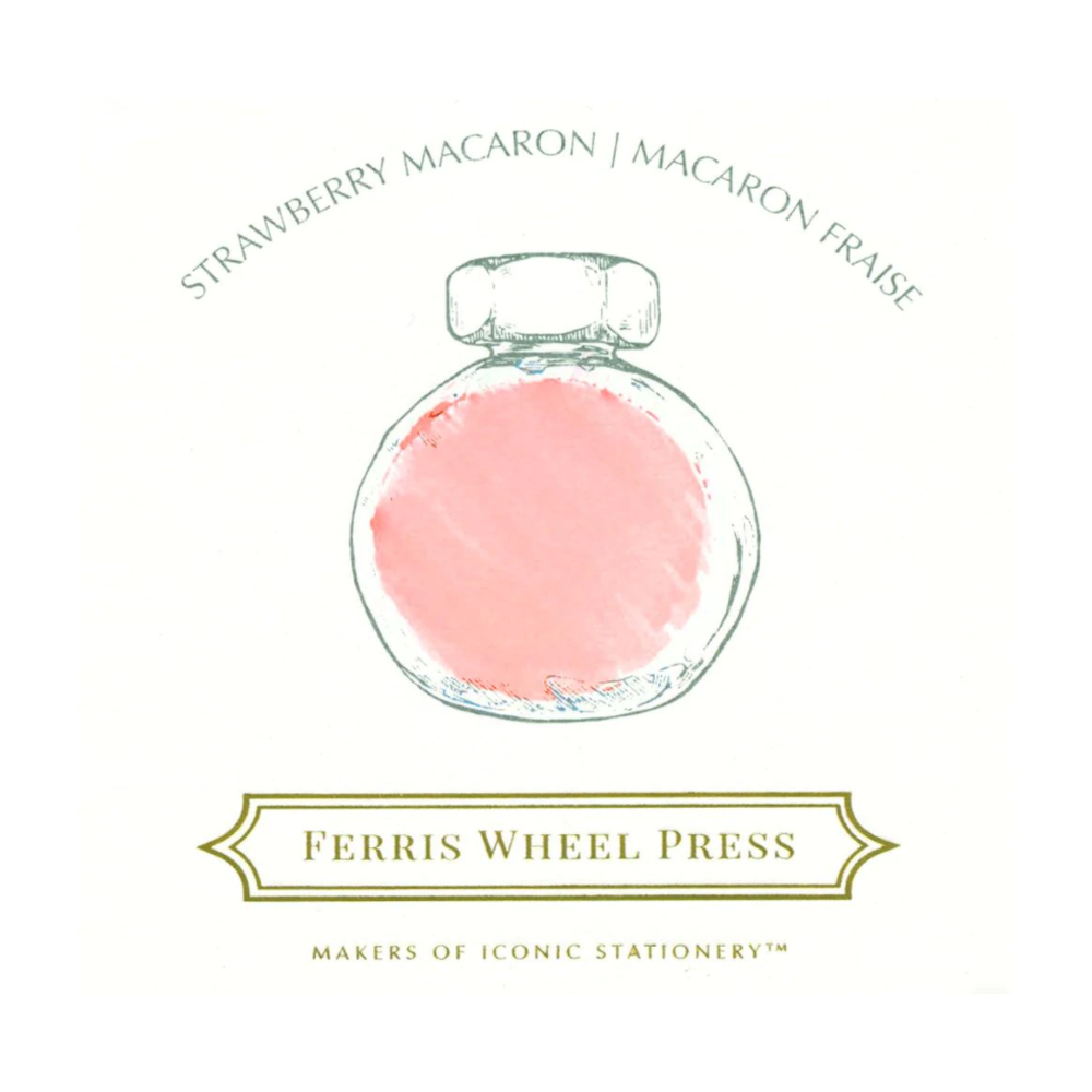 Calligraphy ink - Ferris Wheel Press - Strawberry Macaron, 38 ml