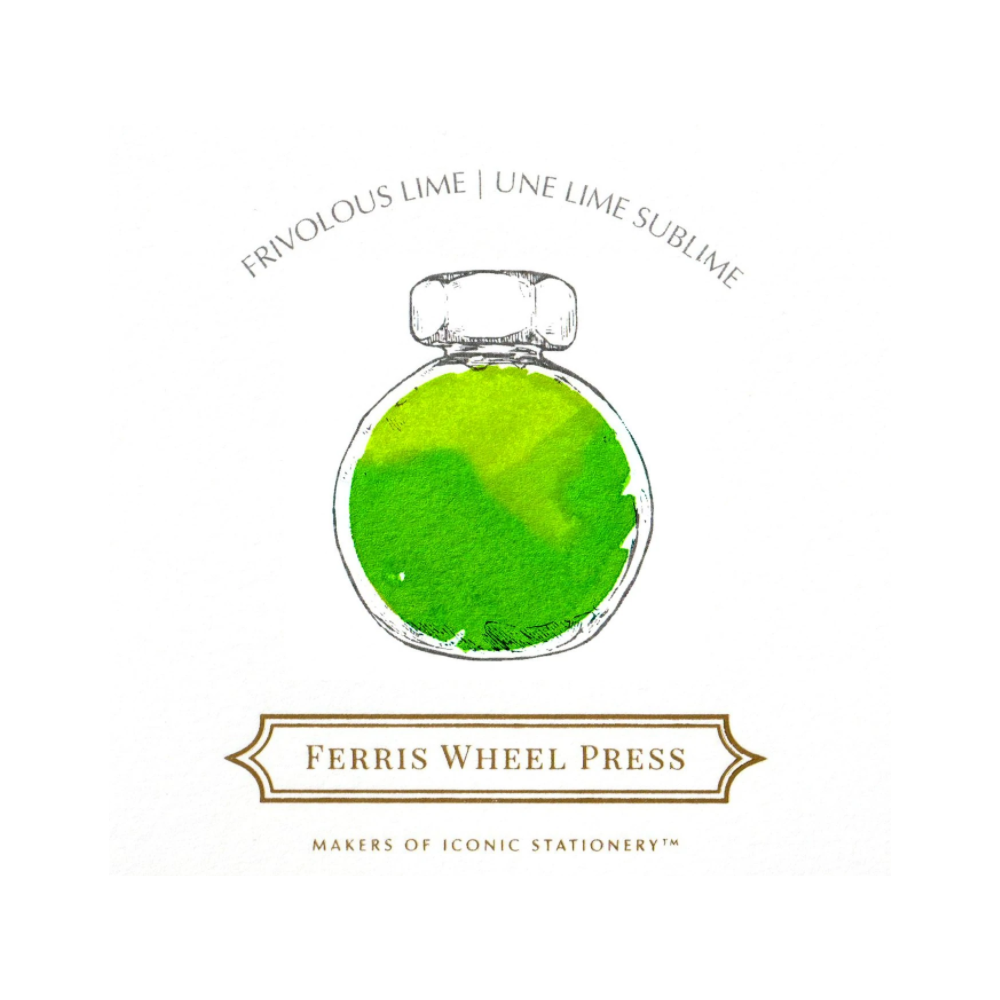 Calligraphy ink - Ferris Wheel Press - Frivolous Lime, 38 ml