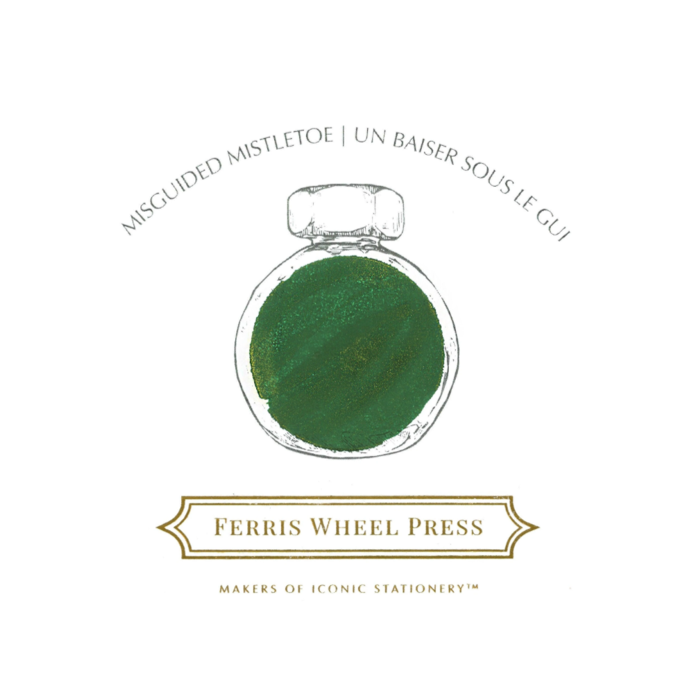 Calligraphy ink - Ferris Wheel Press - Misguided Mistletoe, 38 ml