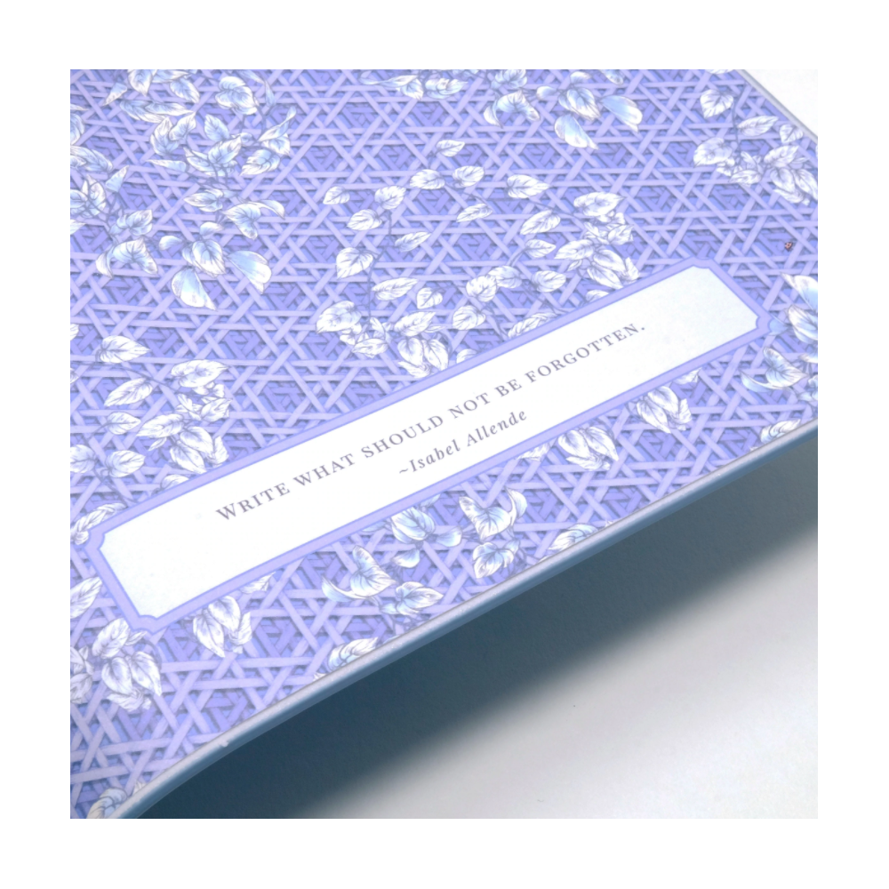The Always Right Fether Notebook - Ferris Wheel Press - Forget Me Not, 18,5 x 18,5 cm