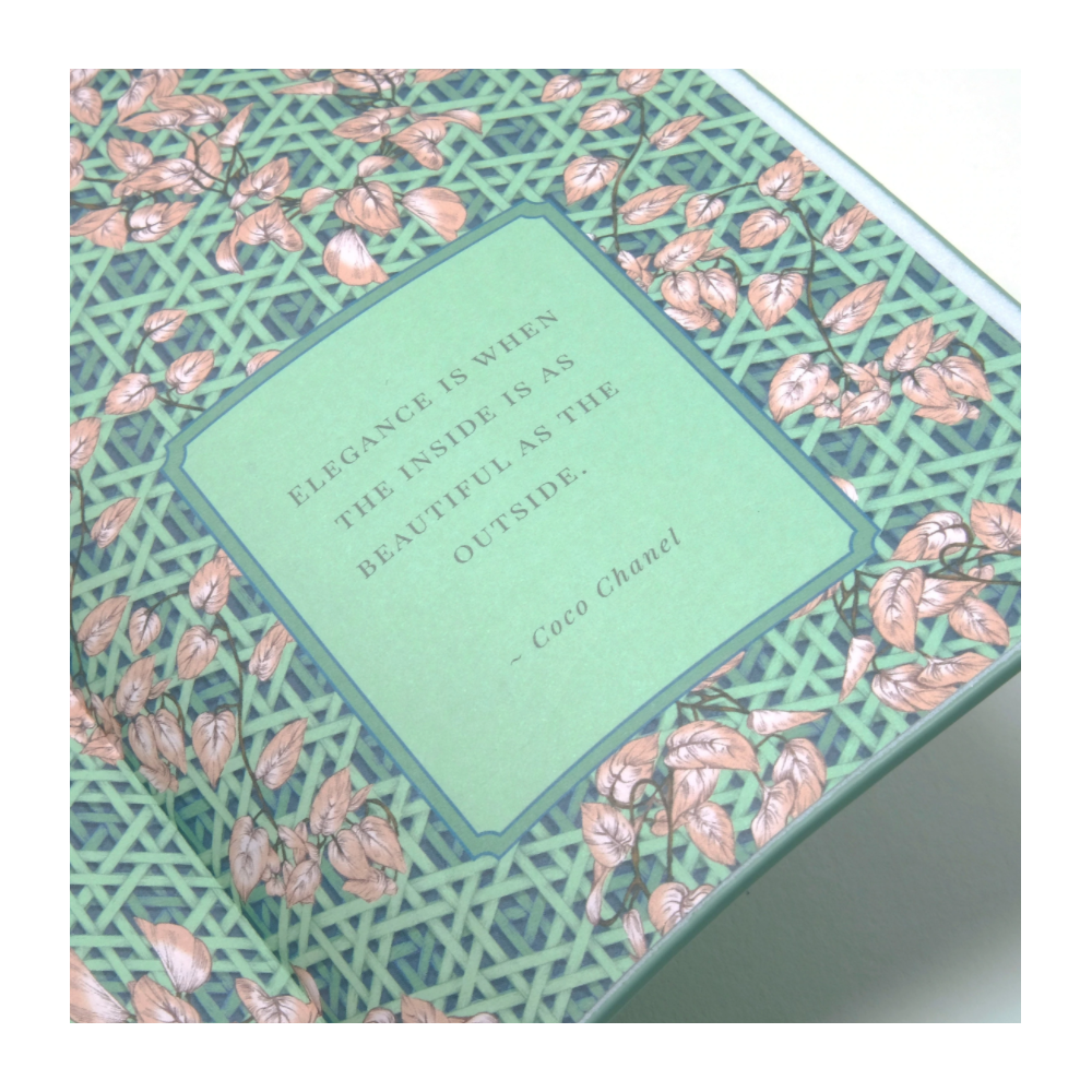 The Nothing Left Fether Notebook - Ferris Wheel Press - Racing Green, 21,5 x 10,5 cm