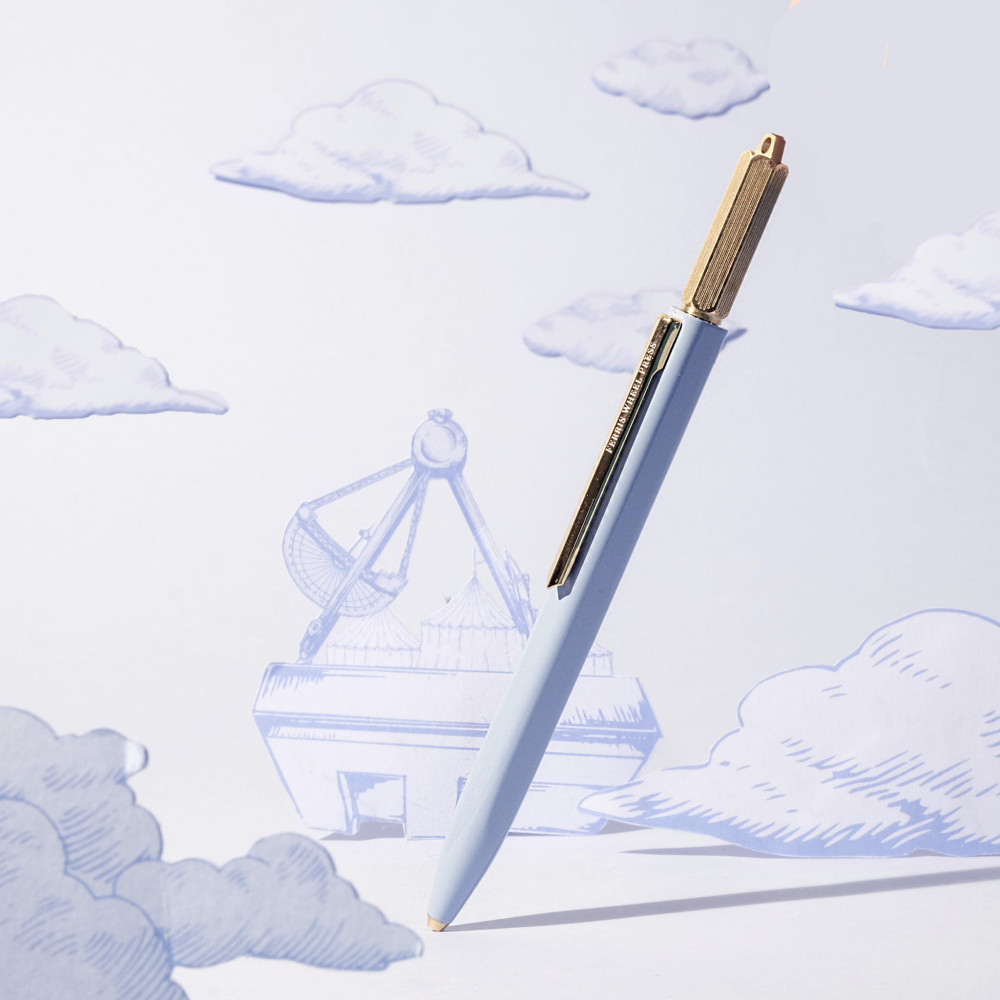 The Scribe Ballpoint Pen - Ferris Wheel Press - Forget Me Not
