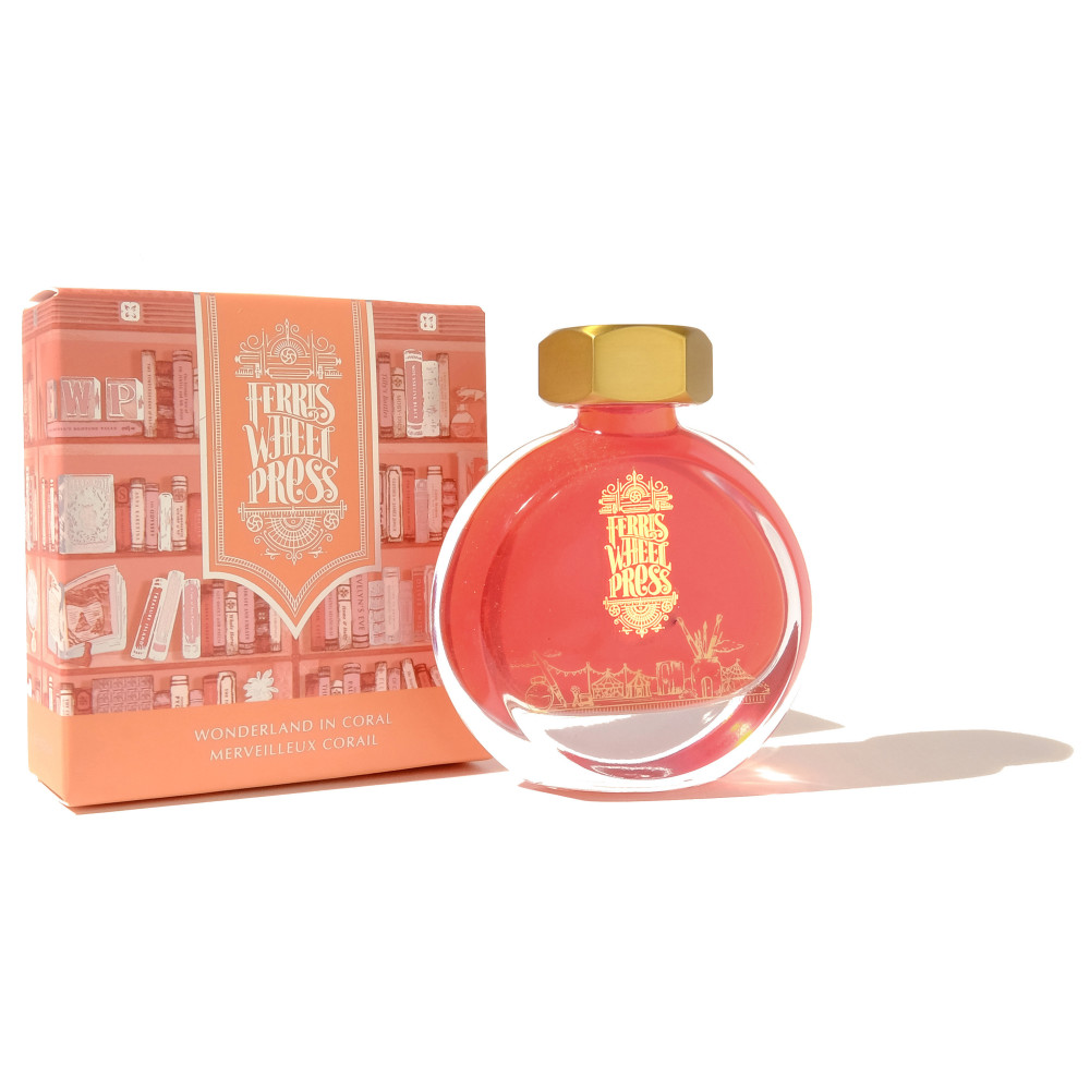 Calligraphy ink - Ferris Wheel Press - Wonderland in Coral, 38 ml