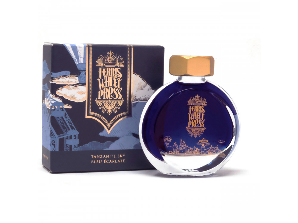 Calligraphy ink - Ferris Wheel Press - Tanzanite Sky, 38 ml