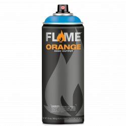 Flame Orange acrylic spray paint - Molotow - 518, Cream Blue, 400 ml