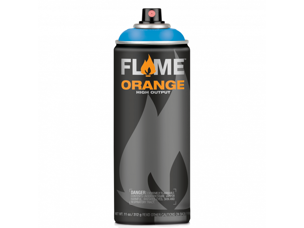 Farba akrylowa w sprayu Flame Orange - Molotow - 518, Cream Blue, 400 ml