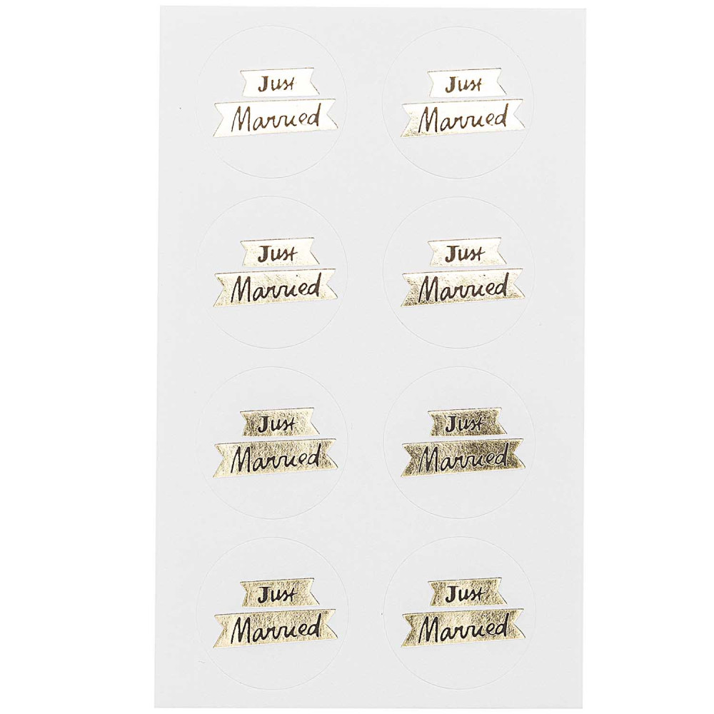 Stickers - Paper Poetry - Just Married, 32 pcs.