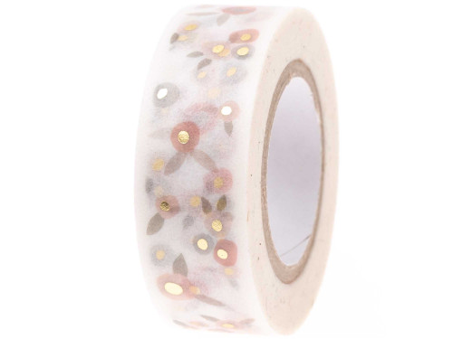 Washi tape - Paper Poetry - Flowers, 15 mm x 10 m