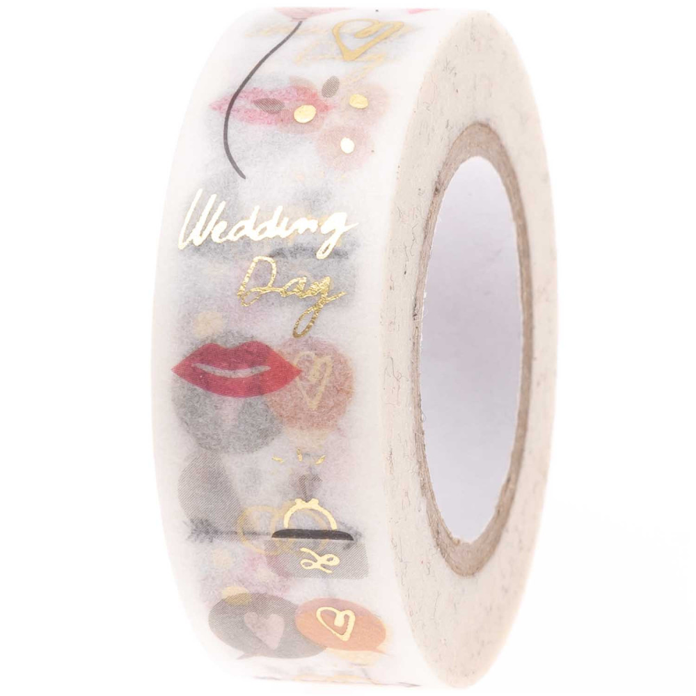 Washi tape - Paper Poetry - Wedding Day, 15 mm x 10 m