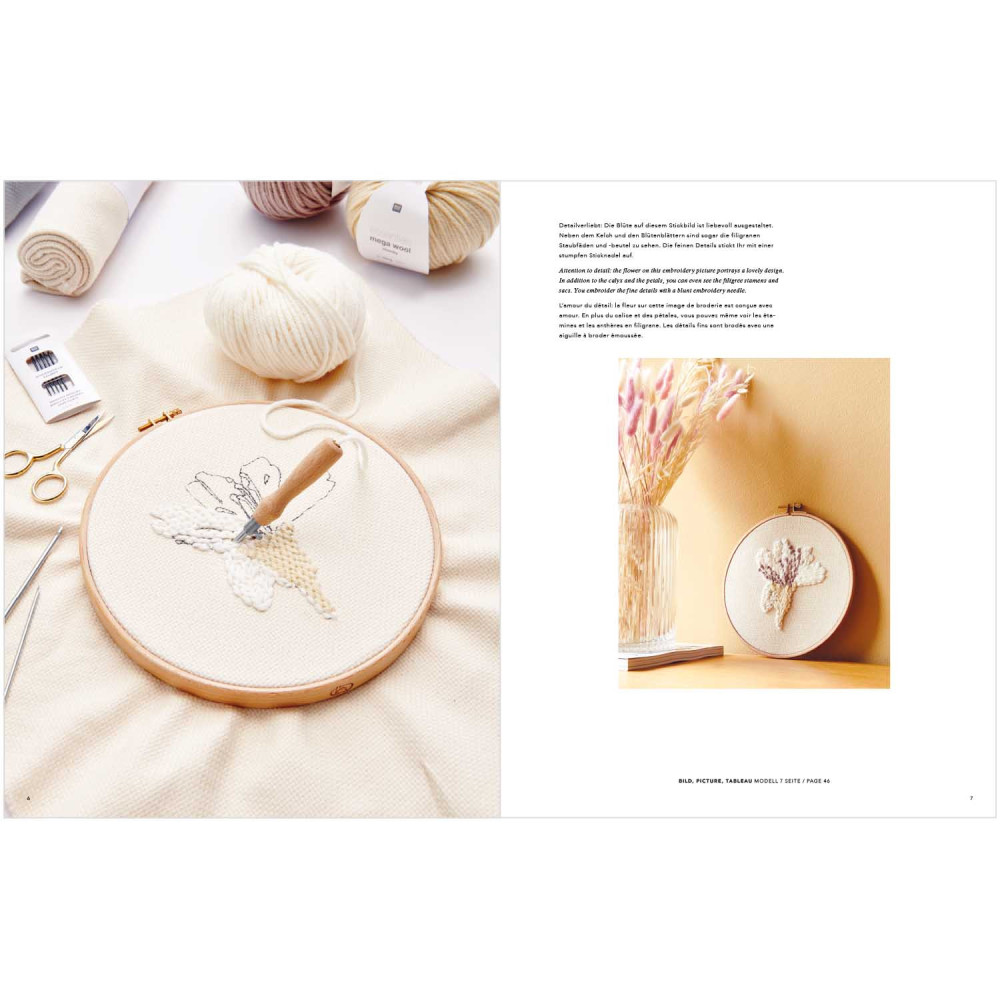 Booklet, instructions Punch Needle No. 4 - Rico Design - Transformation