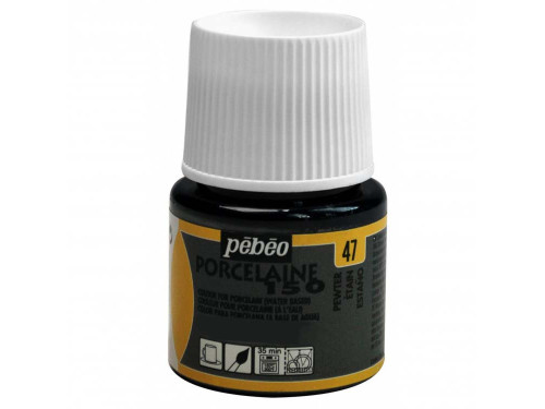 Farba do porcelany Porcelaine 150 - Pébéo - Pewter Pearl, 45 ml