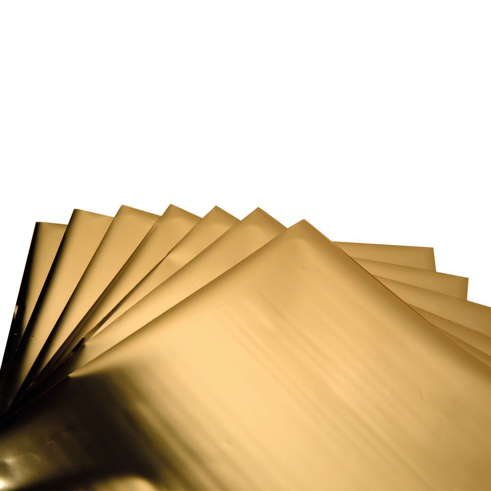 Folia do złoceń Sizzix Effectz - Sizzix - złota, 15 x 15 cm, 10 szt.