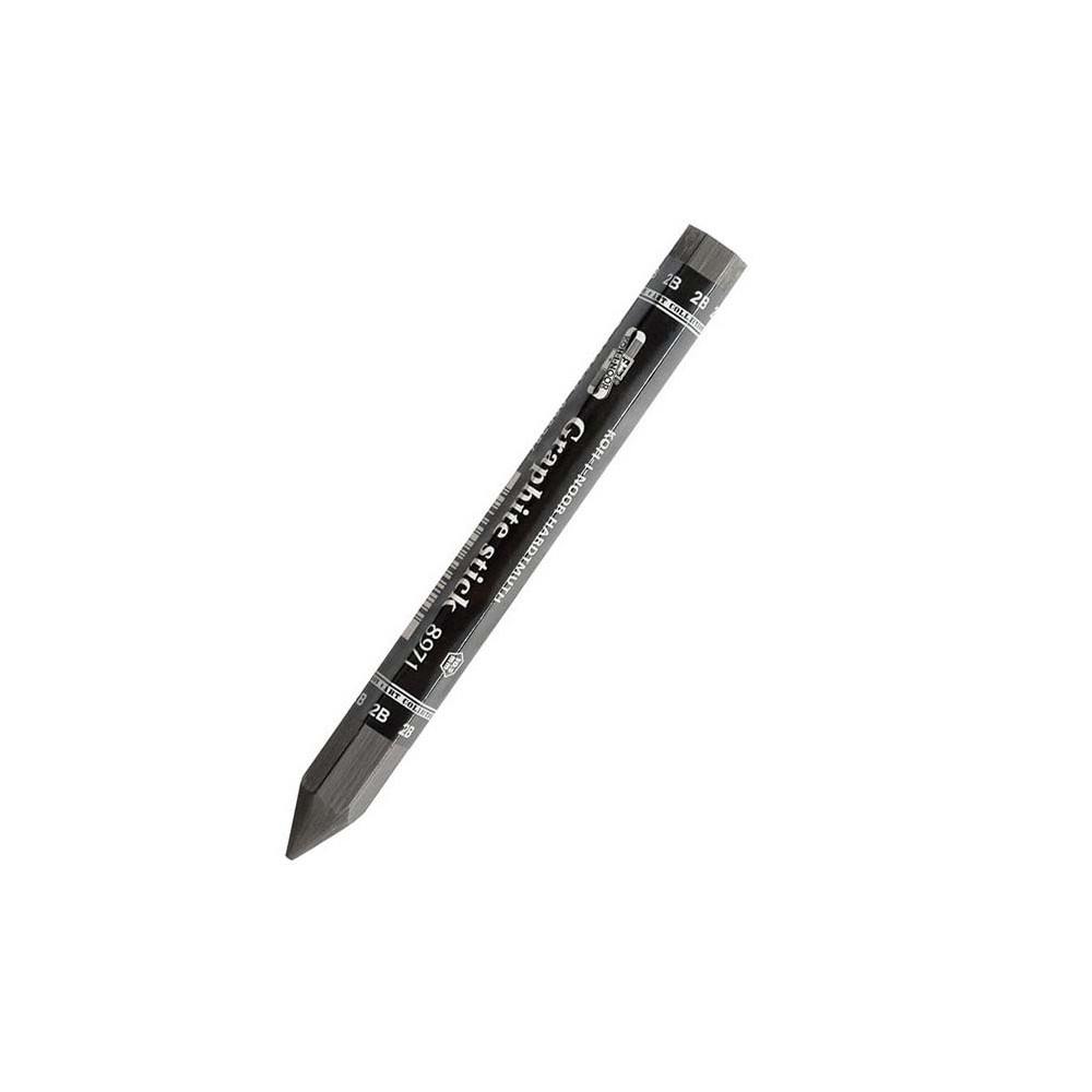 Graphite stick pencil 8971 - Koh-I-Noor - 2B, 12 cm