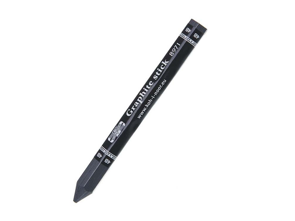 Graphite stick pencil 8971 - Koh-I-Noor - 4B, 12 cm