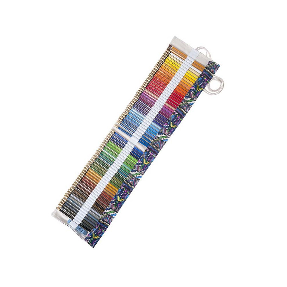 Set of watercolor Mondeluz colored pencils in a roll case - Koh-I-Noor - 72 pcs.