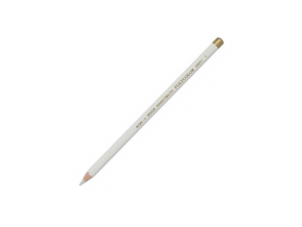 Kredka ołówkowa Polycolor - Koh-I-Noor - 01, Titanium White